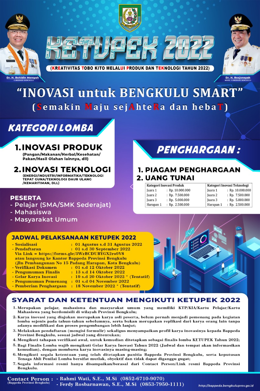 Ketupek 2022 (Kreativitas Tobi Kito Melalui Produk dan Teknologo Tahun 2022)